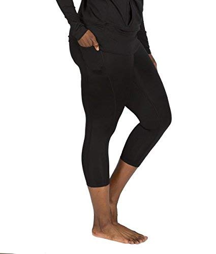 Plus Size Capri Pants for Women (L - 3XL) Full Figure Workout Capri Leggings