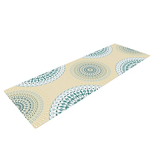 Kess InHouse Julia Grifol Soft Mandalas Exercise Yoga Mat