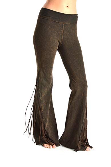 T-Party Women's Long Fringe Yoga Pants