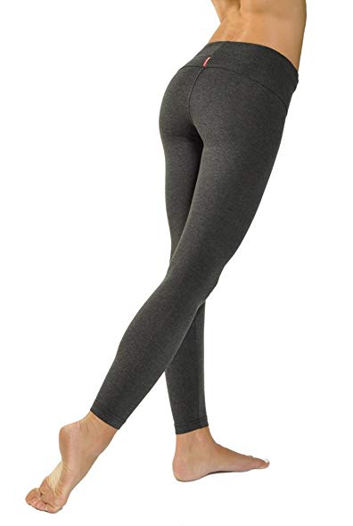 Contour Roll Down Ankle Legging (Dark Charcoal)