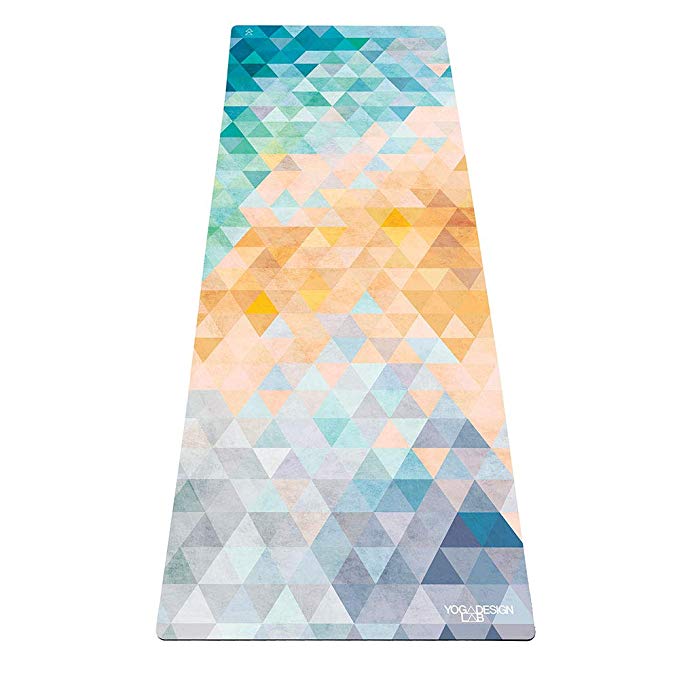 YOGA DESIGN LAB | THE COMBO YOGA MAT | 2-in-1 Mat+Towel | Eco Luxury | Designed in Bali | Ideal for Hot Yoga, Power, Bikram, Ashtanga, Sweat | Studio Quality | Includes Carrying Strap!