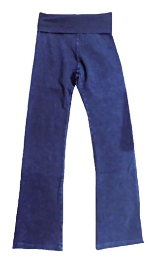 Hard Tail Rolldown Bootleg Flare - Mineral Wash - Blue