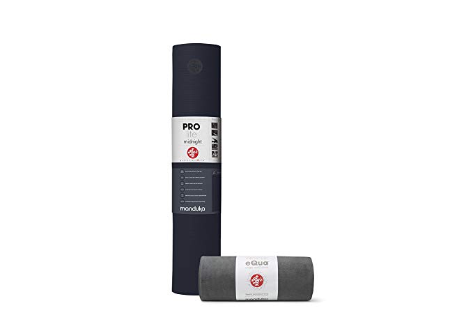 Manduka PROlite Yoga Mat and eQua Mat Towel Set