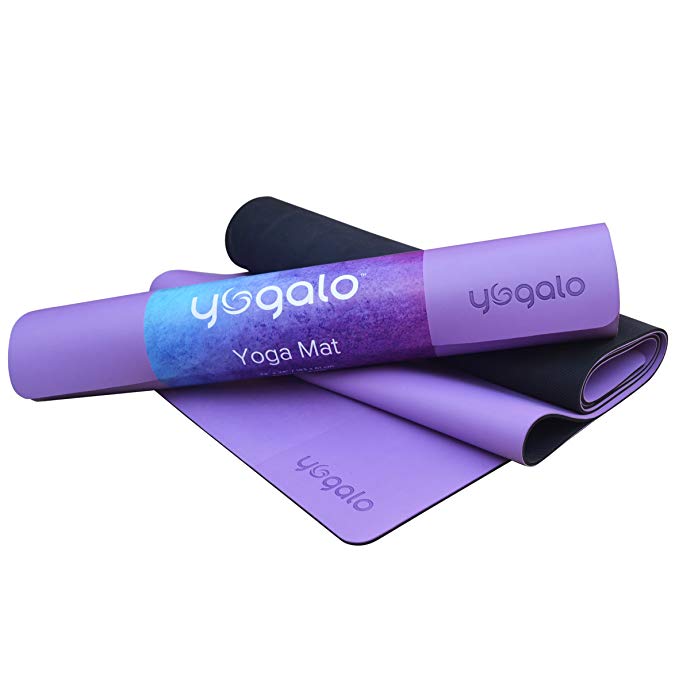 Yoga Mat - professional, premium, rubber & vegan leather, eco-friendly, 4mm yoga mat