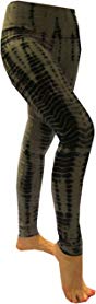 Hard Tail Flat Waist Full Length Leggings - Charcoal All Over Lizard