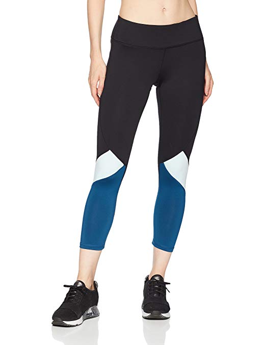 HEAD Women's Rejuvenated Pop Crop Capri Leggings - Performance Activewear Yoga & Running Pants