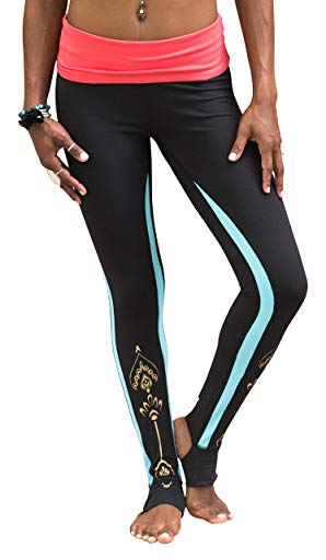 Gaiam Apparel Womens Avalon Foldover Legging