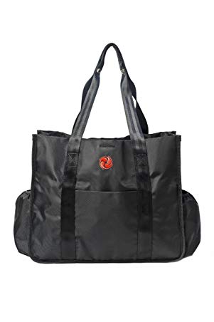 Best Premium Gym Tote Bag by Live Well 360 - Made from Ballistic Nylon - Multiple Compartments - High Quality and Durable Material for Perfect Fitness and Athletic Tote Bag, Diaper Bag, & Work Bag