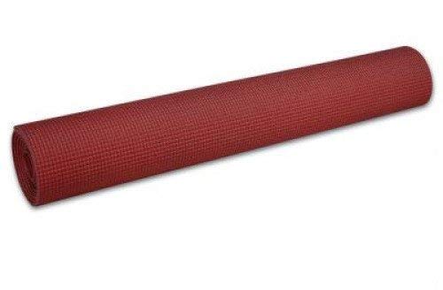 MERRITHEW Eco Yoga Mat (TPE) (Maroon/Charcoal), 0.125 inch / 3 mm