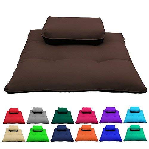 Magshion* Meditation Zafu & Zabuton Set, Cushions, Training, Exercise, Yoga Mats- 2 Sizes