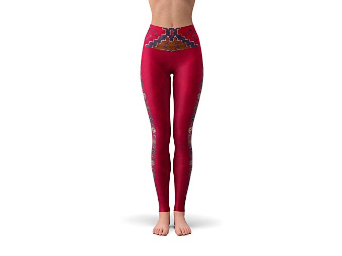 Ethnic Revolution High Waisted Persian Yoga Pants, Woman's Leggings, Workout and Crossfit Tights.