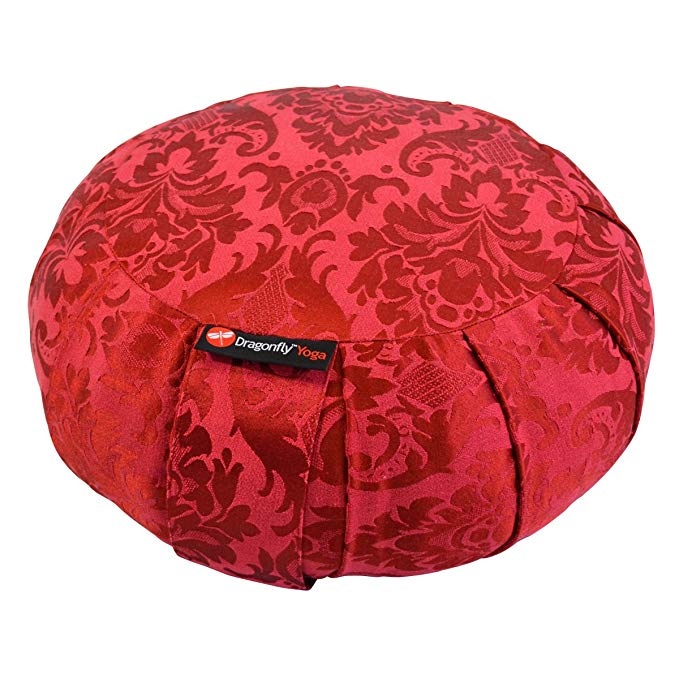 Dragonfly Yoga Round Silk Zafu