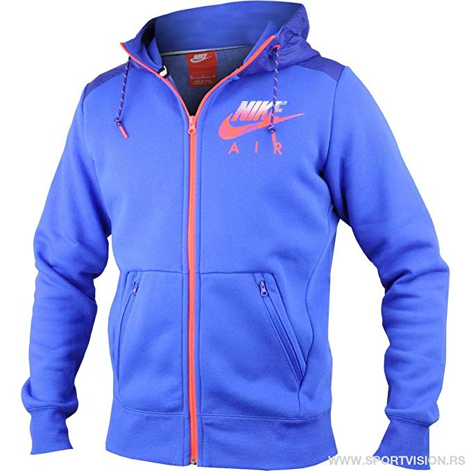 NIKE Men's Aw77 Fleece Full-Zip Hoodie Hybrid