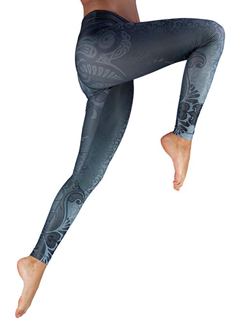 Niyama Tribal Maori Yoga Pant for Women - Maori Magic - Shaping, Compression Legging.