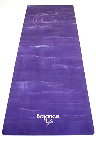 ECO FRIENDLY YOGA/PILATES EXERCISE MAT, machine washable, durable, artistic design, extra thick, high density, non-slip, carrying strap included. Great for Hot Yoga, Bikram, Ashtanga, Pilates PVC Free