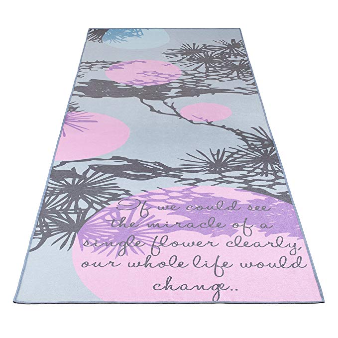 Bunnies & Zen Hot Yoga Mat Towel (24x72