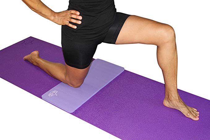 SukhaMat Yoga Mat with Knee Pad Starter Set - One Full Size 72” Long Yoga Mat and One 15mm Thick Yoga Knee Pad Cushion - Alleviates Knee Pain