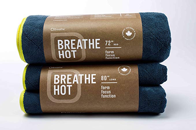 Breathe HOT - Original Yoga Mat w/Rabbit Flap - Towel Mat in ONE